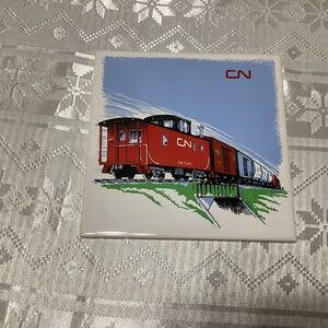 Headford Ceramics Train Themed Decorative Tile Vintage Nostalgia Fandom